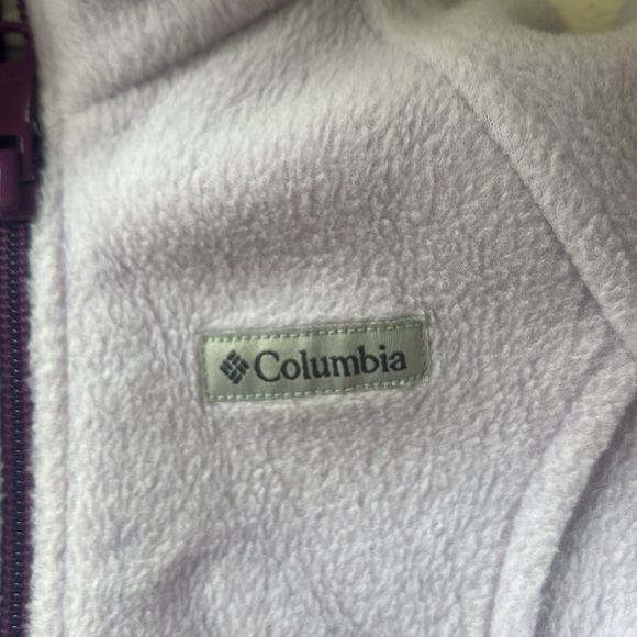 Columbia Lavender Fleece Jacket Size 2t - Picture 4 of 4